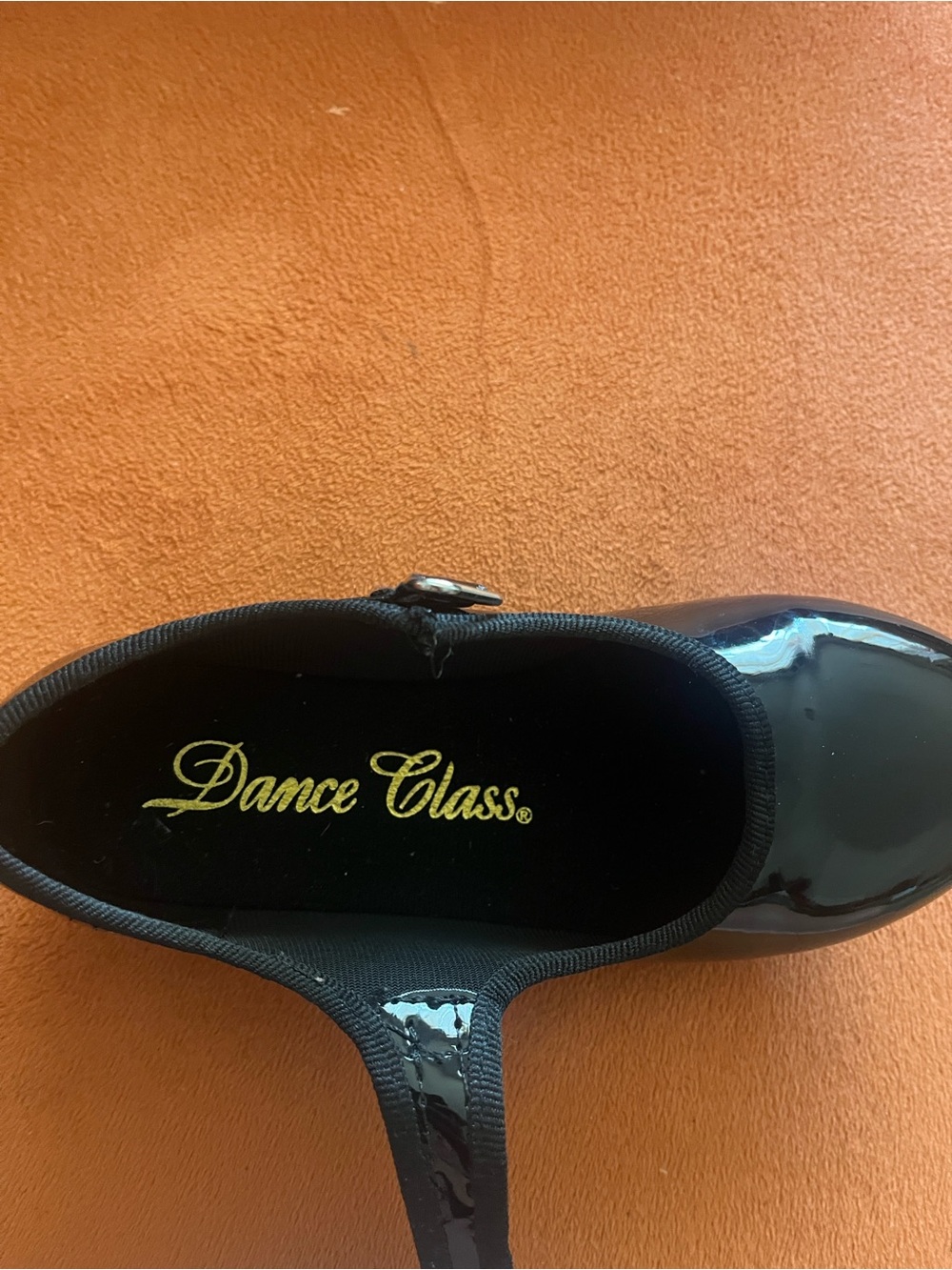 Dance Class Black Patent Mary Jane Tap Shoes - Child - Picture 5 of 7